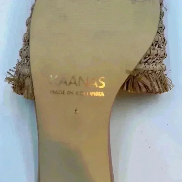 KAANAS Sumatra Frayed Upper Heel in Natural Woven, synthetic upper, jute… - Picture 9 of 9